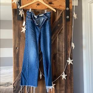 jeans high rise flair